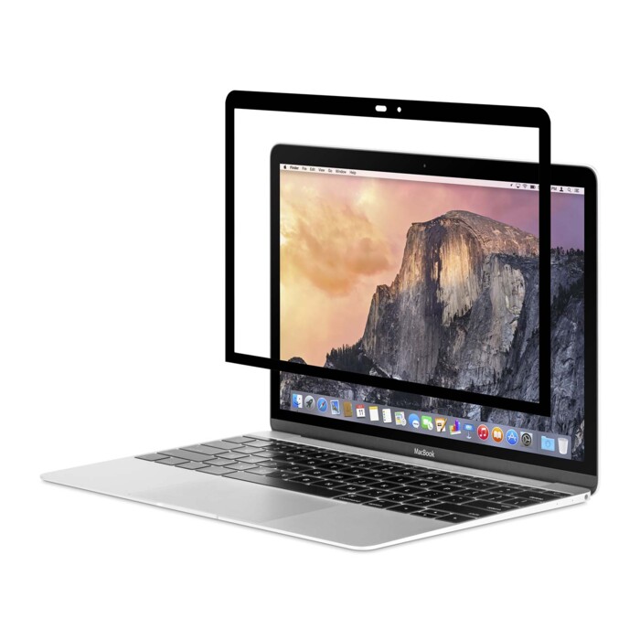 Moshi iVisor AG 防眩光螢幕保護貼 For MacBook Retina 12-黑