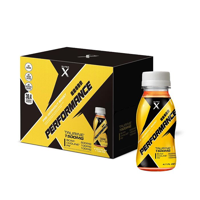 【Super X】超能爆發飲120ml*48瓶/箱(運動前/專注力/0咖啡因/大江生活)