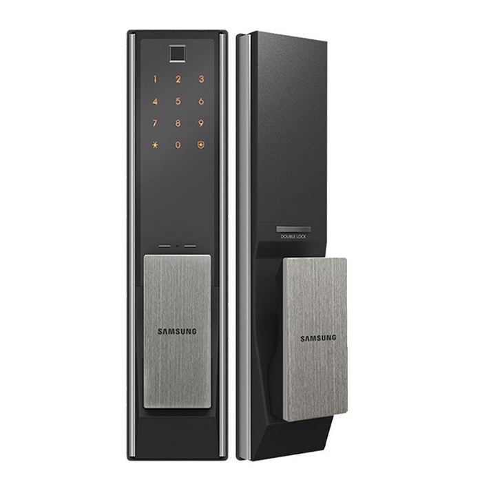 三星 SAMSUNG SHP-DP739銀色 電子鎖  指紋 密碼 卡片 手機APP 鑰匙五合一 台灣總代理公司貨