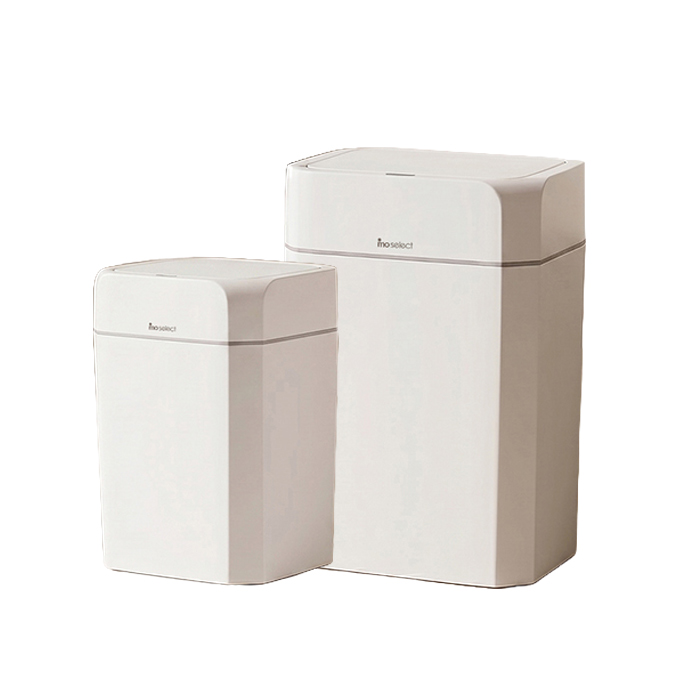 mo select 智能感應12L+16L流線立方垃圾桶
