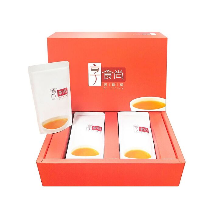 【享食尚】常溫滴雞精禮盒10入/45ml x2盒_官方直營(藍心湄代言/100%無添加/產銷履歷)