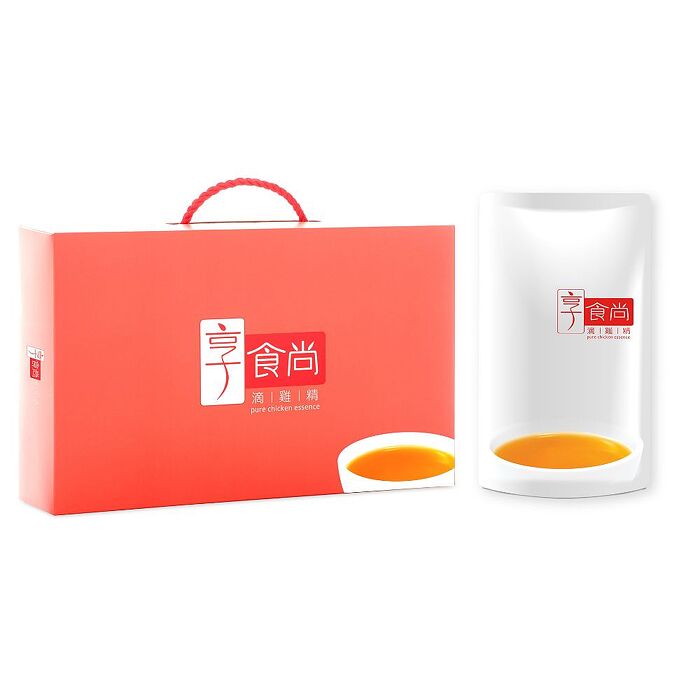 【享食尚】常溫滴雞精禮盒10入/45ml x2盒_官方直營(藍心湄代言/100%無添加/產銷履歷)