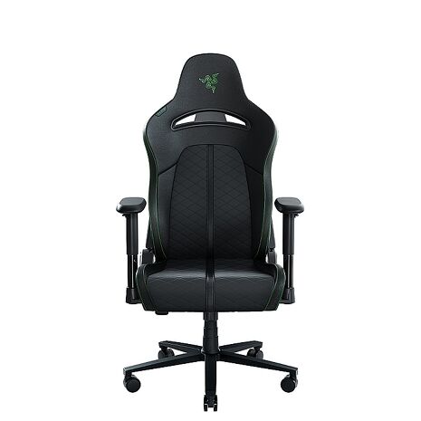 【Razer 雷蛇】Enki X人體工學設計電競椅-綠 (RZ38-03880100-R3U1) + Freyja HD 觸覺電競座墊
