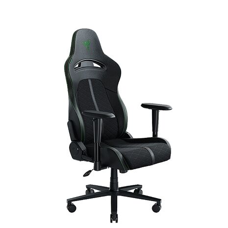 【Razer 雷蛇】Enki X人體工學設計電競椅-綠 (RZ38-03880100-R3U1) + Freyja HD 觸覺電競座墊