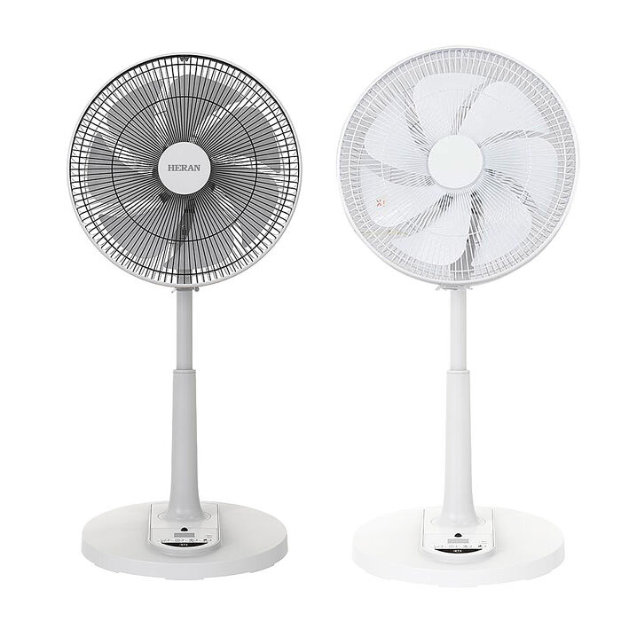 HERAN禾聯 14吋智能變頻DC風扇 HDF-14AH740 黑/白【2入組特惠】