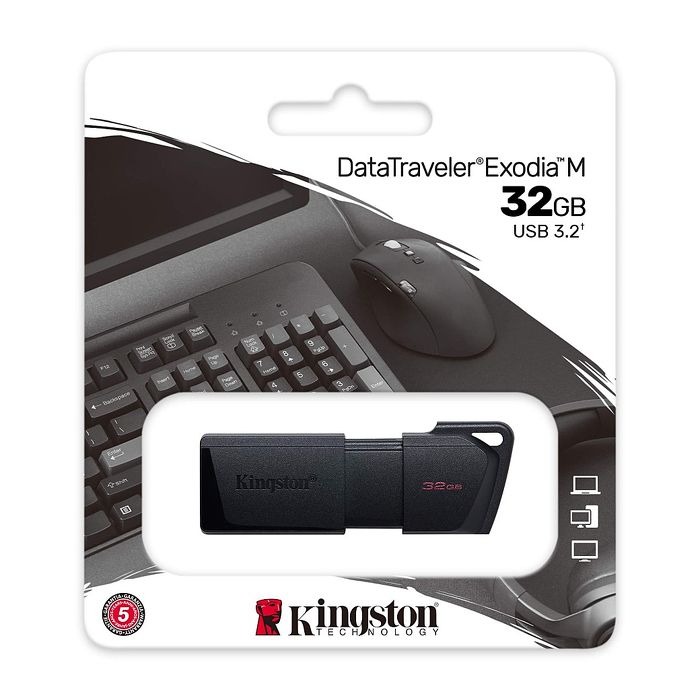 Kingston 金士頓 DataTraveler Exodia M USB 3.2  32GB【DTXM/32GB】隨身碟
