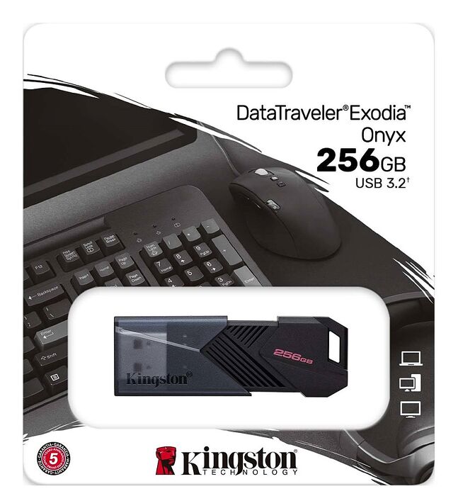 Kingston 金士頓 256GB 256G【DTXON/256GB】DataTraveler Exodia Onyx USB 3.2 隨身碟