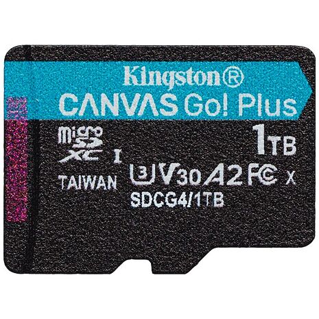 Kingston 金士頓Canvas Go Plus 200MB/s 1TB MicroSD 記憶卡 (SDCG4/1TB)