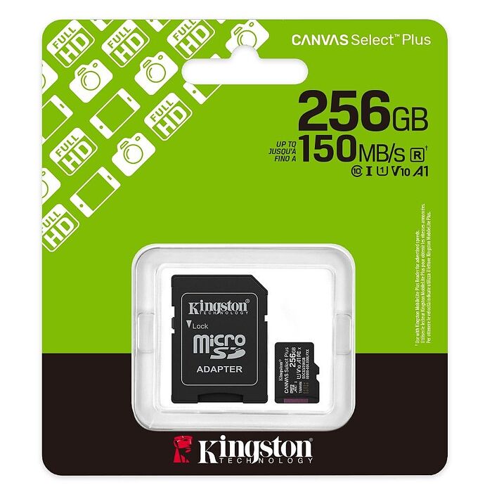 Kingston 金士頓256G 256GB microSDXC 150MB/s U A1 V10 記憶卡( SDCS3/256GB)