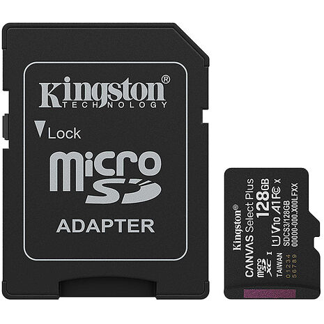 Kingston 金士頓128G 128GB microSDXC 150MB/s U A1 V10 記憶卡( SDCS3/128GB)