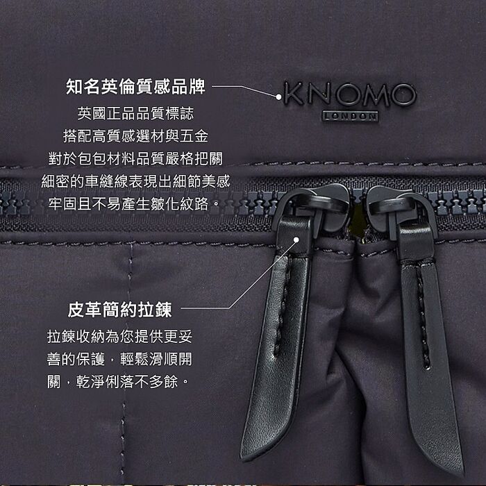 KNOMO Berlin前衛簡約15吋超輕盈後背包