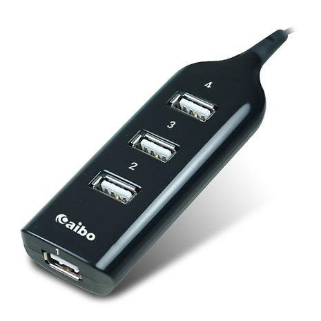aibo Y196 延長線造型 USB2.0 4孔HUB集線器