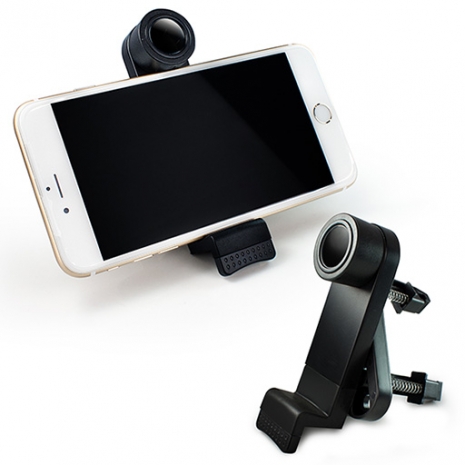 aibo 360度可旋轉式 雙彈簧扣出風口手機車架