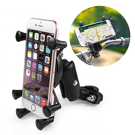 aibo K06B 機車/自行車 彈簧剪刀腳式 360度旋轉車架