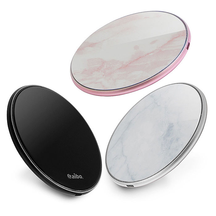 aibo  Qi無線充電板 10W快充-黑色(25光棍)