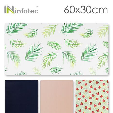 infotec 60x30cm 可擦洗皮革滑鼠墊