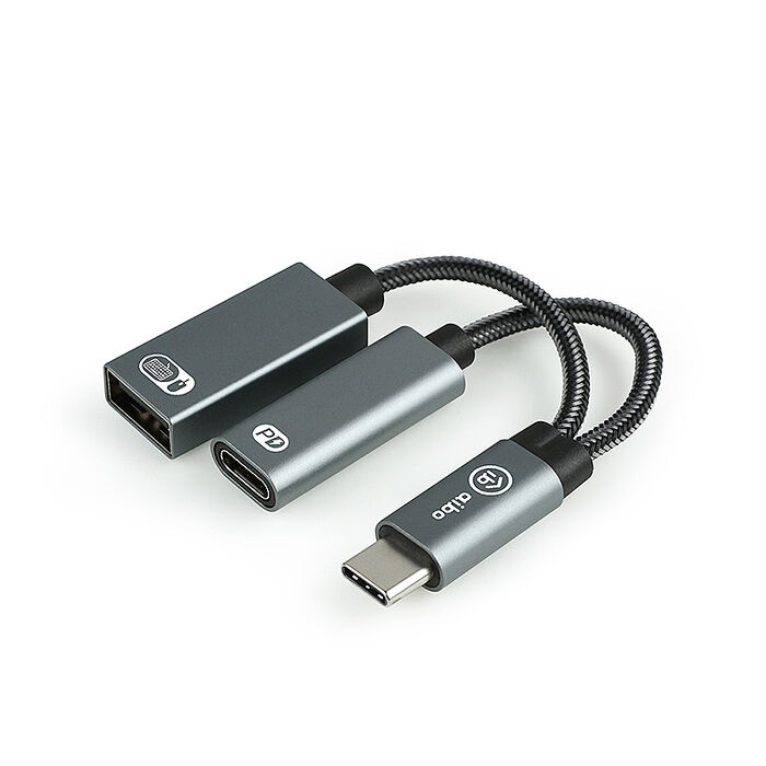 aibo Type-C 轉 USB & Type-C 擴充轉接線 (PD60W快充)