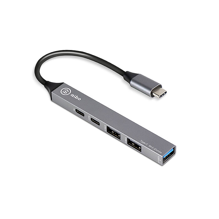 aibo Type-C 五合一擴充器(PD快充100W/USB3.0)
