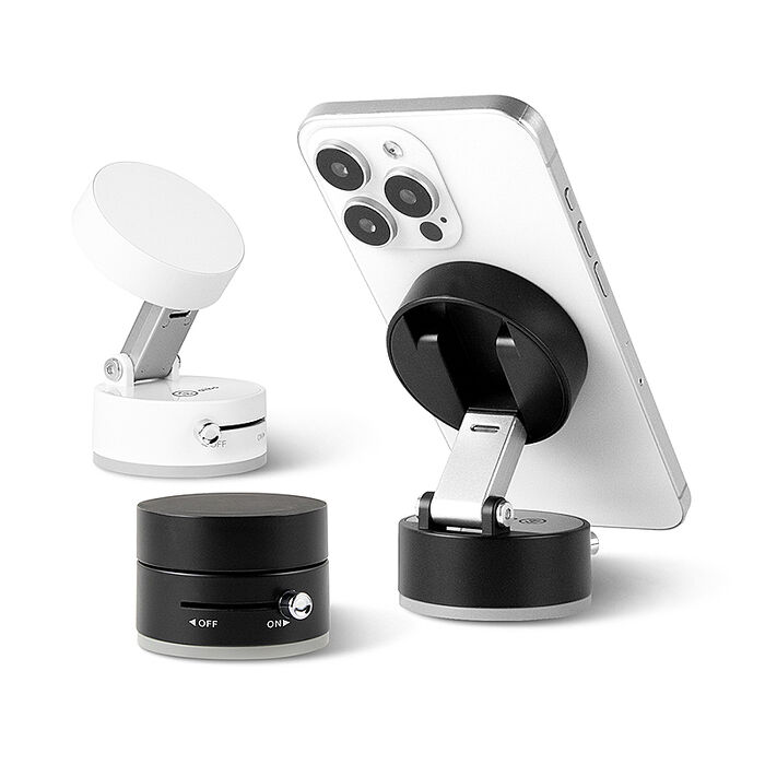 aibo 雙面吸 免充電 強力真空吸盤磁吸手機支架