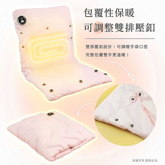 aibo USB三段溫控暖手袋(暖腰/暖宮/暖背/暖腳) 附USB延長線