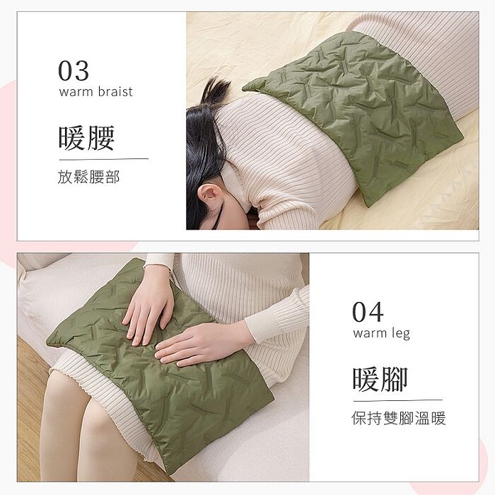 aibo USB三段溫控暖手袋(暖腰/暖宮/暖背/暖腳) 附USB延長線