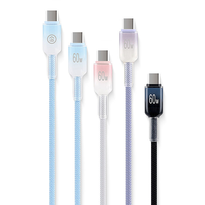 aibo Type-C to Type-C 60W快充傳輸線(1M)