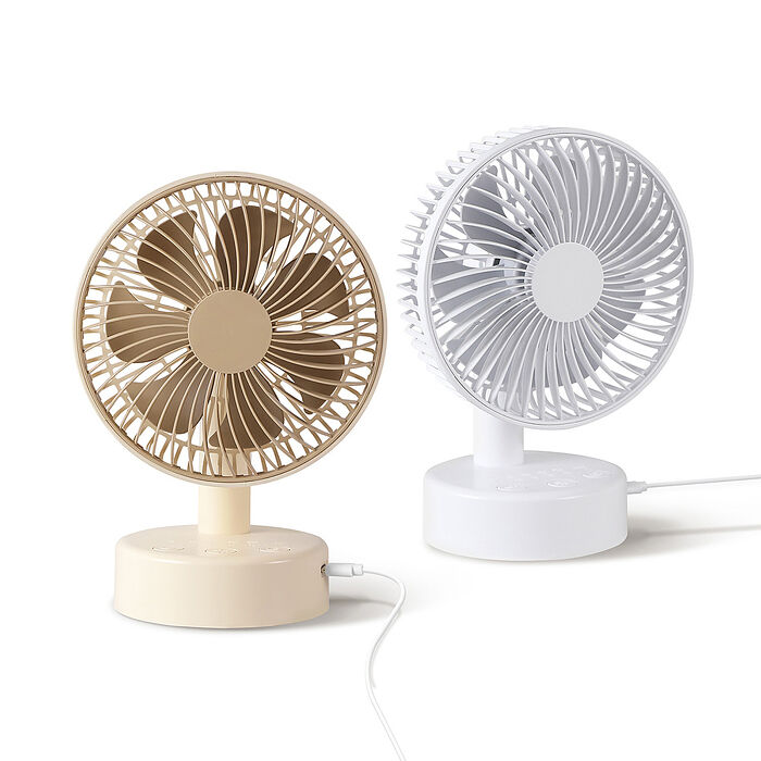 aibo 6吋自動擺頭 靜音大風量USB風扇(可定時)