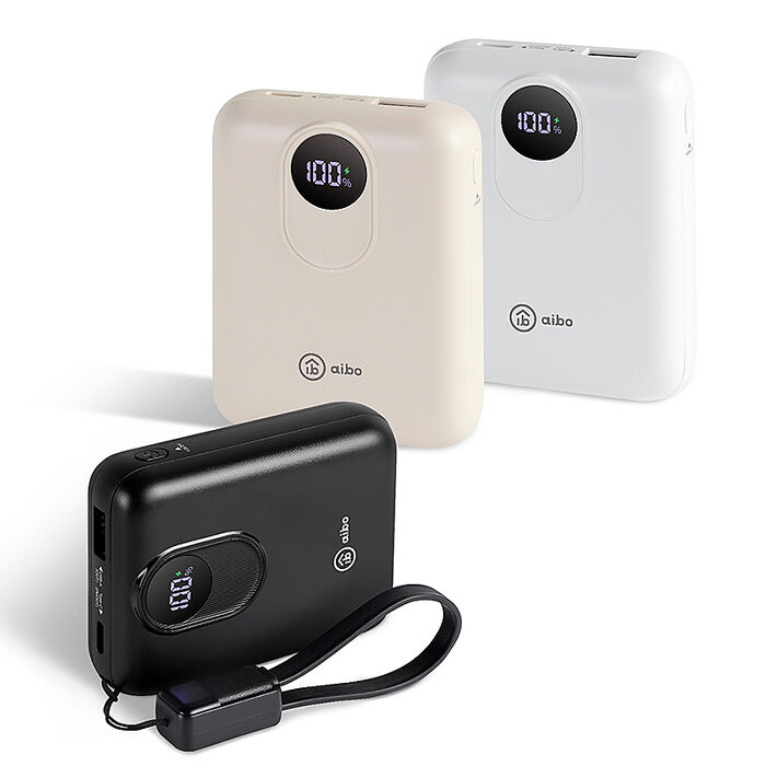 aibo 台灣製 防爆SSSB半固態10000mAh行動電源(螢幕電量顯示/具Wh標示)