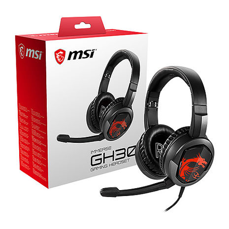 MSI微星 IMMERSE GH30 電競耳機