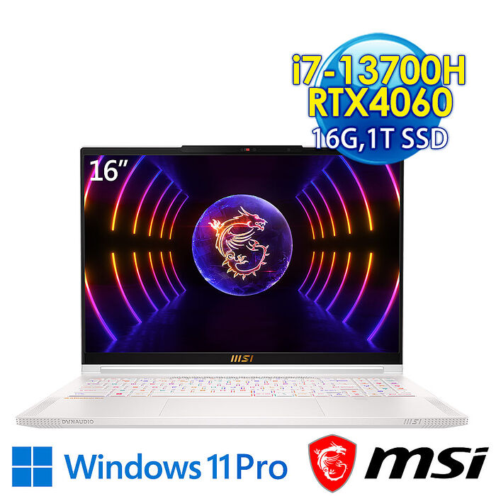 送500G固態行動碟)msi微星Stealth 16Studio A13VF-047TW 16吋電競筆電