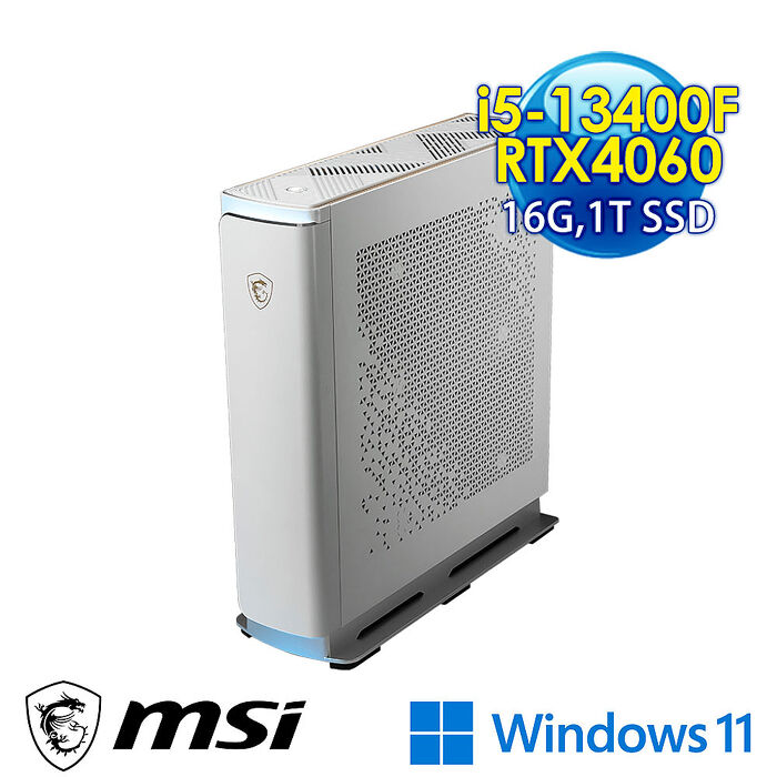 msi微星 Creator P100A 13NUC5-1402TW 桌上型電腦 (i5-13400F/16G/1T SSD/RTX4060-8G/Win11)