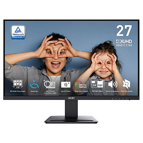 msi微星 PRO MP273U 27吋 螢幕 (27"/3840x2160/16:9/60Hz/喇叭)