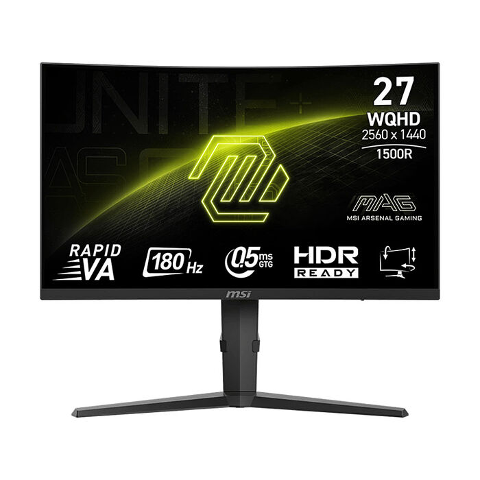 msi微星 MAG 275CQPF 27吋 曲面電競螢幕(27"/2560x1440/16:9/180Hz/曲面)