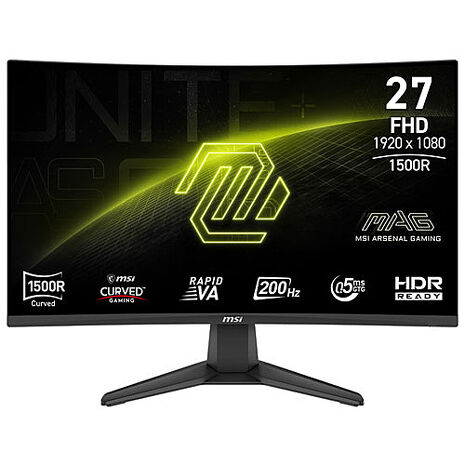 msi微星 MAG 276CF E20 27吋 曲面電競螢幕(27"/1920x1080/16:9/200Hz/曲面)
