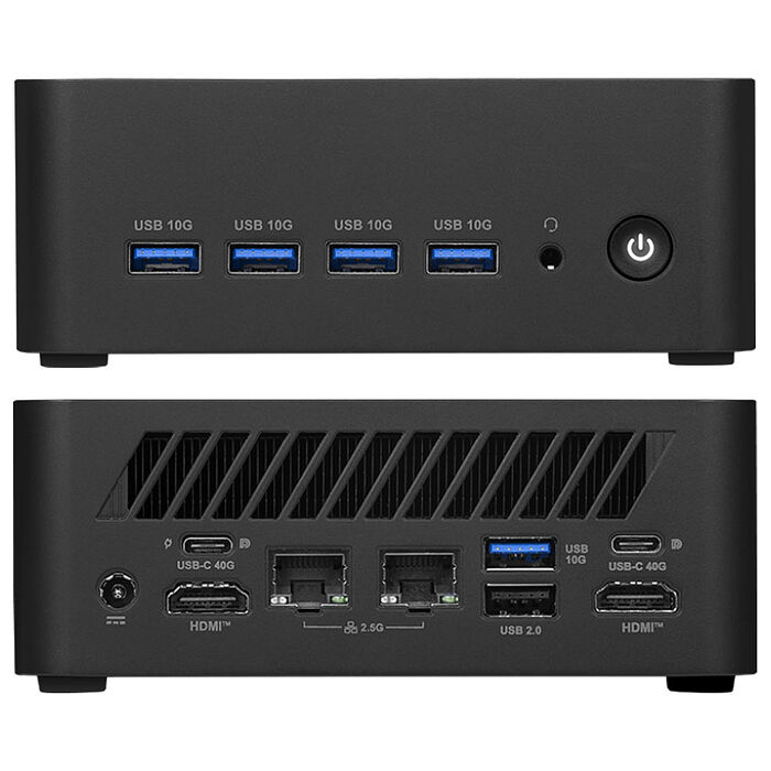 【全面升級特仕版】msi微星 Cubi Z AI 8M-009BTW 黑 迷你桌機(Ryzen 7 8845HS/8G/128G SSD/NO OS/黑-8G/128G特仕版)