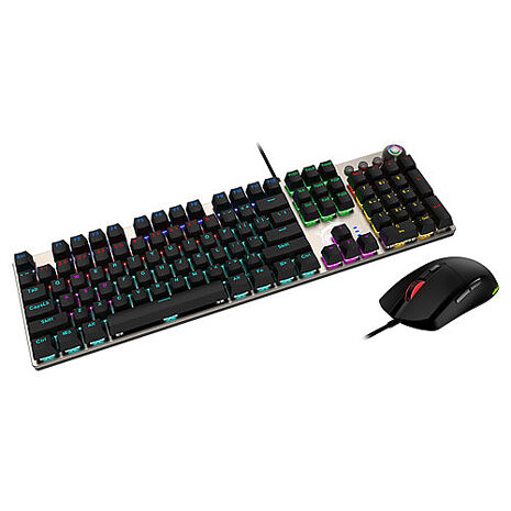 【加送滑鼠墊】MSI微星 FORGE GK310 COMBO RED TC 鍵鼠組