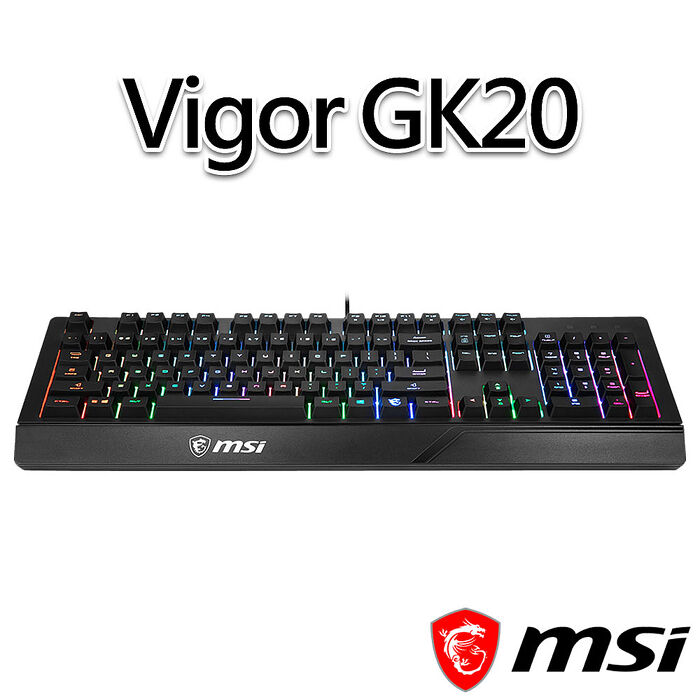MSI微星 Vigor GK20 電競鍵盤