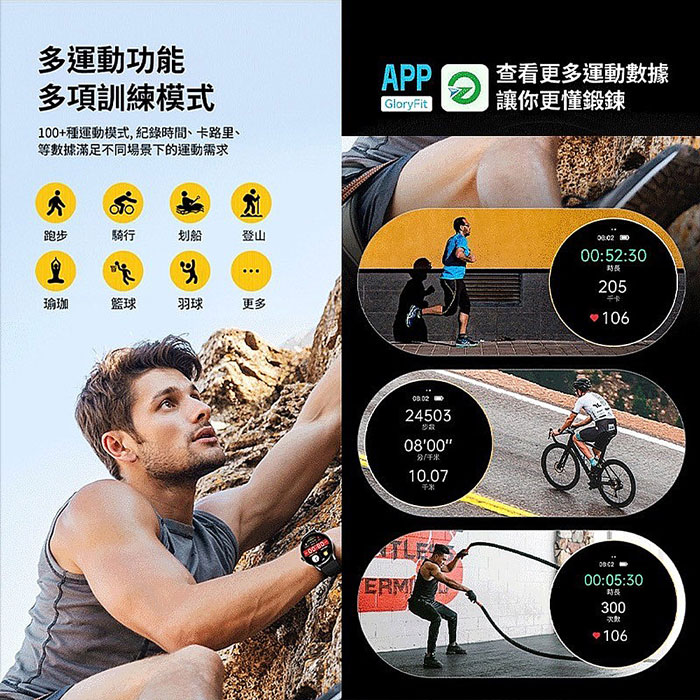 樂米 LARMI lite 5 青春版 智能手錶 (睡眠/運動/心率/IP68防水)