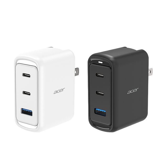 Acer 70W 氮化鎵GaN 三孔電源供應器 2C1A