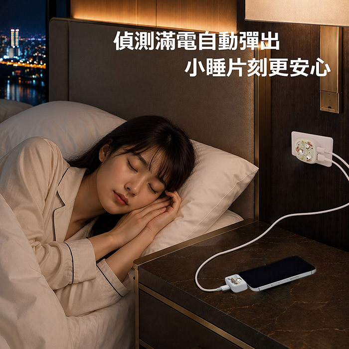 SNOOPY史努比 AI識別 滿電自動分離器