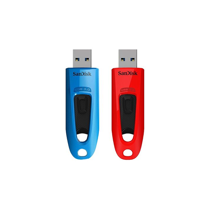 (紅藍超值二入組) SanDisk晟碟 Ultra USB 3.0 隨身碟 32GB 公司貨 CZ48