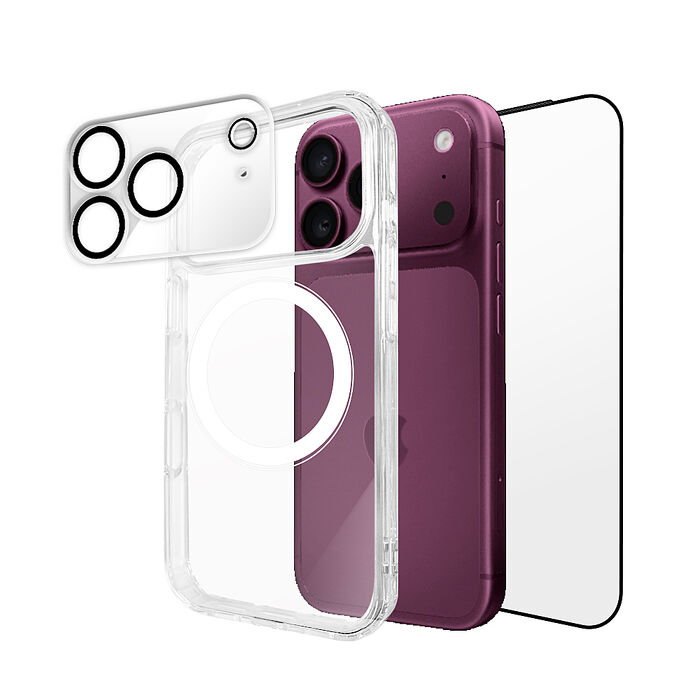 Timo【殼貼三件組】iPhone 18 Pro/ProMax 磁吸殼+保護貼+鏡頭貼