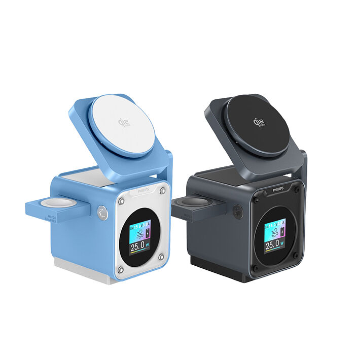 Philips飛利浦 GoodCube Cool Qi2.2智能三合一充電座 DLK3551Q
