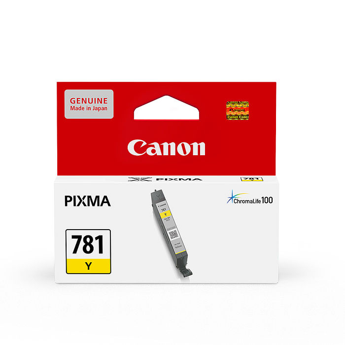 Canon CLI-781Y 原廠標準容量黃色墨水匣