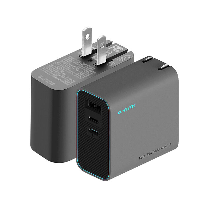 CUKTECH 酷態科 GaN 65W 氮化鎵 充電器 2C1A PD快充 AD653CUS