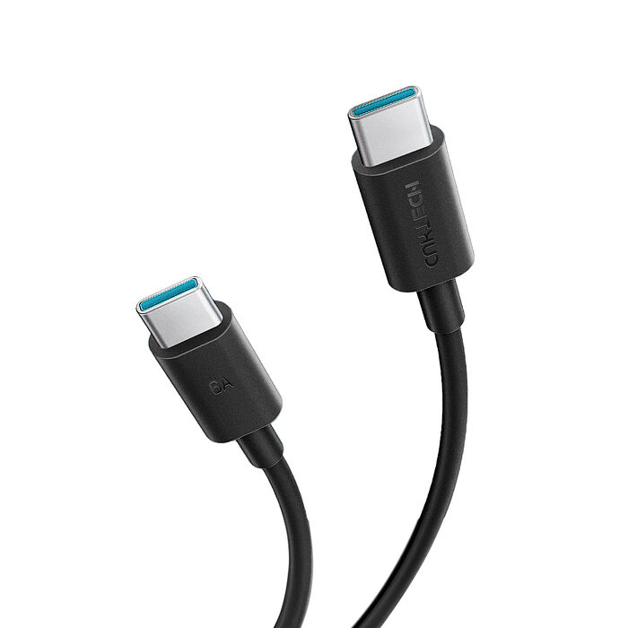 CUKTECH 酷態科 6A 240W Type-C轉Type-C 數據線 50cm CTC605N (3入組)