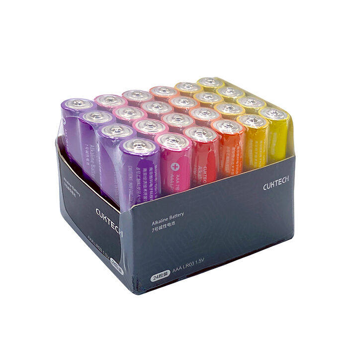 CUKTECH 酷態科 鹼性電池 4號電池 AAA電池 24入x2組 (48入) B09