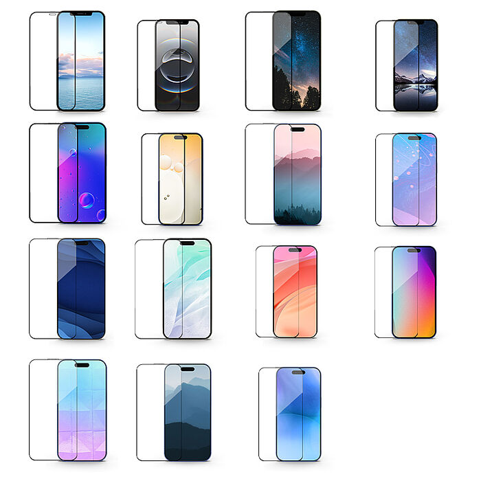 【大猩猩 】高清手機玻璃貼 鋼化玻璃保護貼 iPhone 17 系列  [3入組]