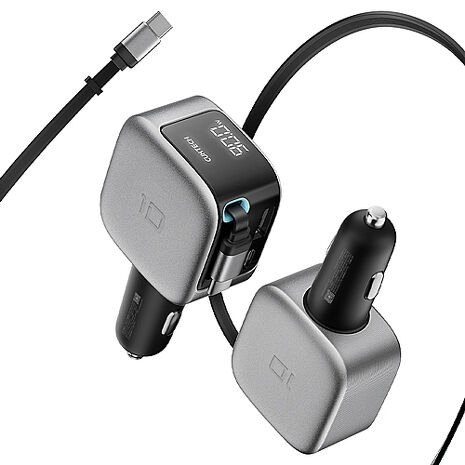 CUKTECH 酷態科 CC903P 10號 100W 車用充電器 快充伸縮線