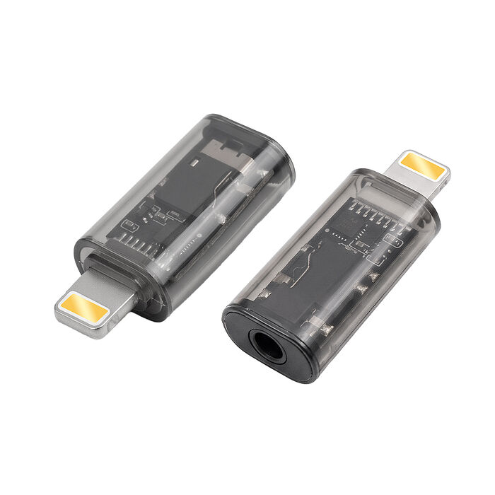 2入組 Kamera 3.5mm母轉Lightning公 耳機轉接頭 自拍棒轉接頭